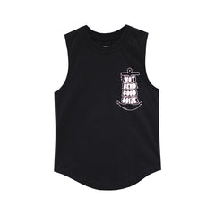 NOT BEHD BOYS MUSCLE TEE SMALL PRINT